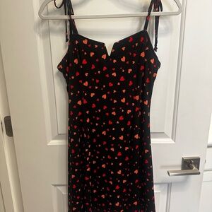 Lily Rose Black and Pink Heart Dress